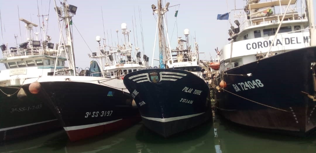 Barcos de Dakartuna Acuerdo pesca UE Senegal